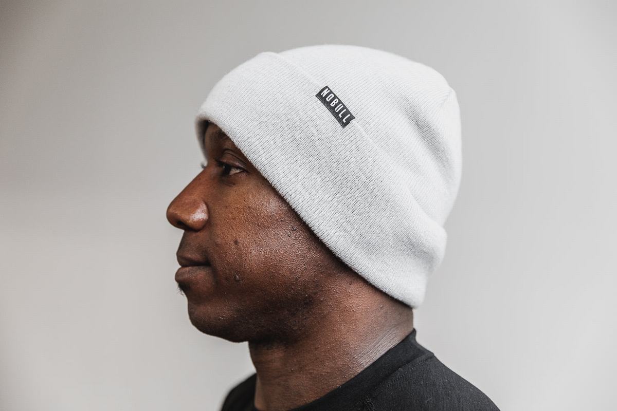 Nobull Cuffed Women's Beanie Grey | Australia (YK8567)